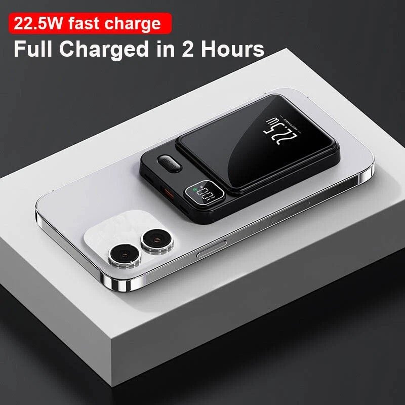 9000000mAh Power Bank Magnetic Battery Pack Wireless Charger For 16-15-14 - Magic Store