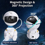Astronaut Galaxy Projector, 360 Adjustable Star Projector, Starry Night Light Projector With Timer And Remote Control, USB Powered, Astronaut Space Warrior Galaxy Night Light - Magic Store