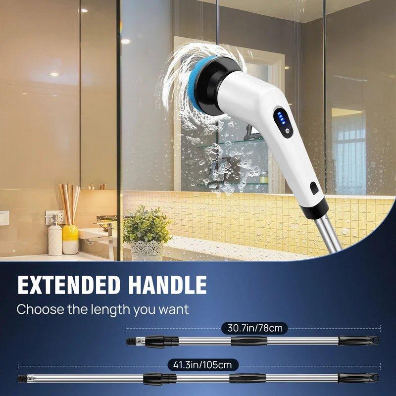 Electric Spin Scrubber — 9 Brush Heads, IPX7 Waterproof - Magic Store