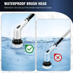 Electric Spin Scrubber — 9 Brush Heads, IPX7 Waterproof - Magic Store