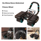 Healthy Belly Wheel Wheel Abdominal Fitness Wheel W 6 Elbow Support Ab Roller - Magic Store