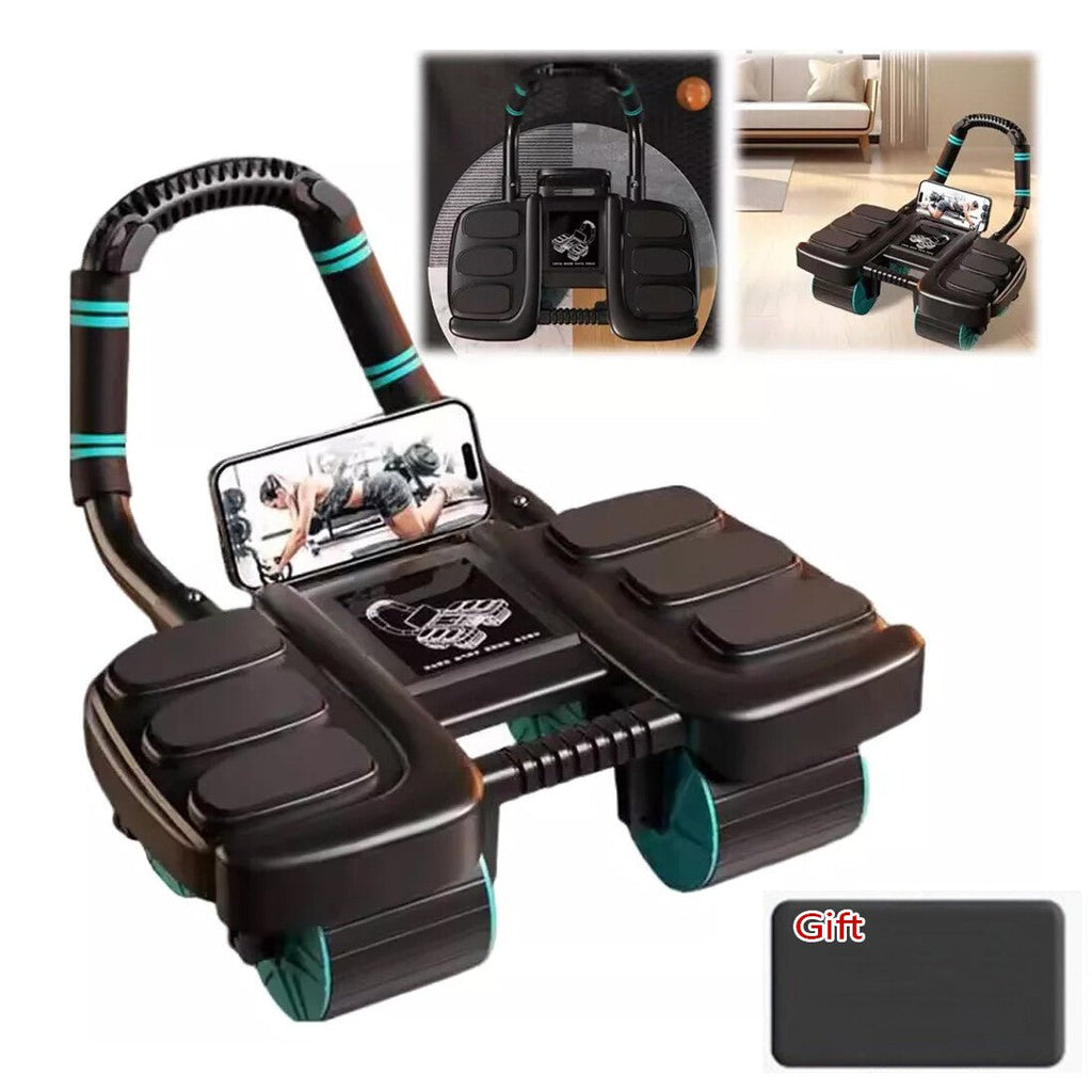 Healthy Belly Wheel Wheel Abdominal Fitness Wheel W 6 Elbow Support Ab Roller - Magic Store