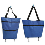 Large Capacity Foldable And Portable Wheels Shopping Grocery Bag - Magic Store