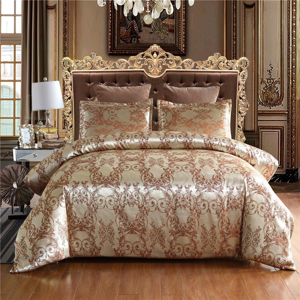 Luxury Satin Bedding Set – Silky Duvet Cover & Pillowcases - Magic Store