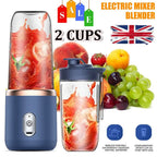 New Electric Mini Juice Maker Portable Blender Smoothie Juicer Fruit Machine UK - Magic Store