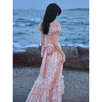 Pink Evening Dress For High End Luxury Women - Magic Store