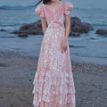 Pink Evening Dress For High End Luxury Women - Magic Store