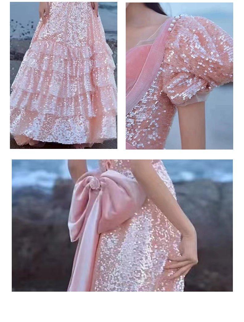 Pink Evening Dress For High End Luxury Women - Magic Store
