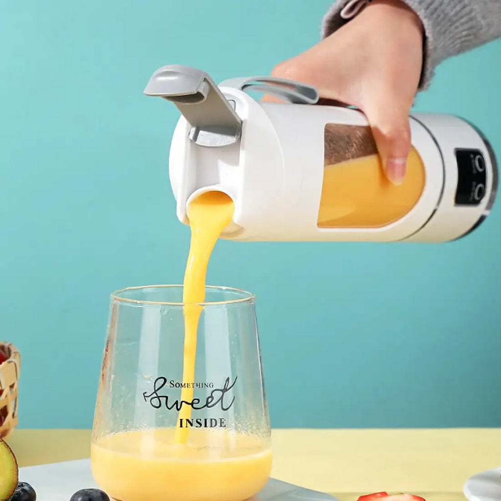 Portable USB Rechargeable Juicer Cup Electric Mixer Blender Smoothie Maker 450ml - Magic Store