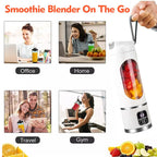Portable USB Rechargeable Juicer Cup Electric Mixer Blender Smoothie Maker 450ml - Magic Store