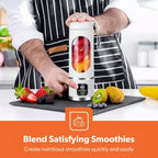 Portable USB Rechargeable Juicer Cup Electric Mixer Blender Smoothie Maker 450ml - Magic Store