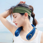 Usb Charging Portable Sports Leafless Hanging Neck Fan - Magic Store